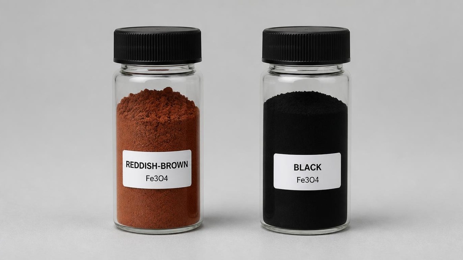 Rødbrun vs. sort Fe₃O₄ Nanopowder til lithium-ion-batteriapplikationer
