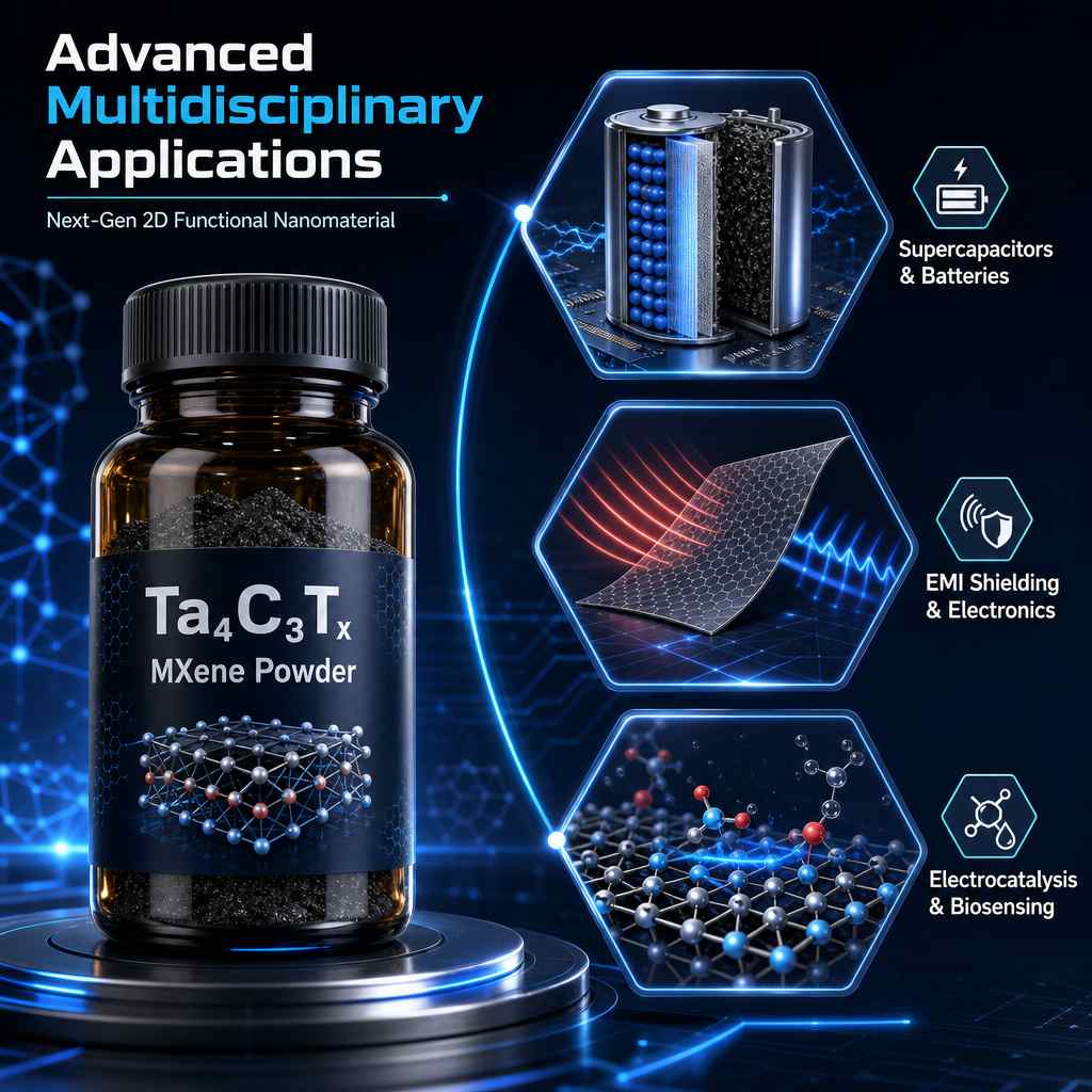 Specification of multilayer Tantalum carbide Ta4C3Tx MXene powder application